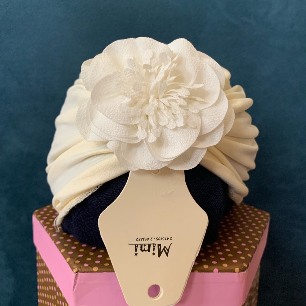 🤍white flower baby photo shoot cap🤍